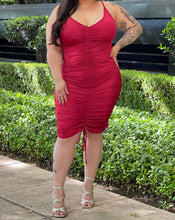 Load image into Gallery viewer, Twisted Ruched Dress