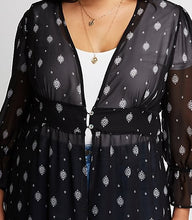 Load image into Gallery viewer, Printed Longline Kimono