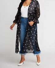 Load image into Gallery viewer, Printed Longline Kimono