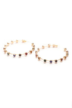 Load image into Gallery viewer, Multi-Colored Hoop Earrings
