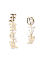 Load image into Gallery viewer, Fuck Off Drop Earrings - Gold
