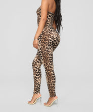 Load image into Gallery viewer, Can't Be Tamed Cheetah Jumpsuit
