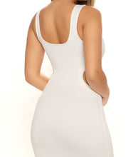Load image into Gallery viewer, Stop the Presses Ribbed Midi Dress
