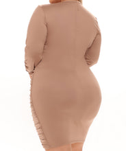 Load image into Gallery viewer, Take Your Man Ruched Dress
