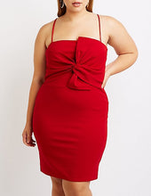 Load image into Gallery viewer, Twist Front Bodycon Dress
